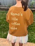 Mama's Coffee Date Oversized Tee