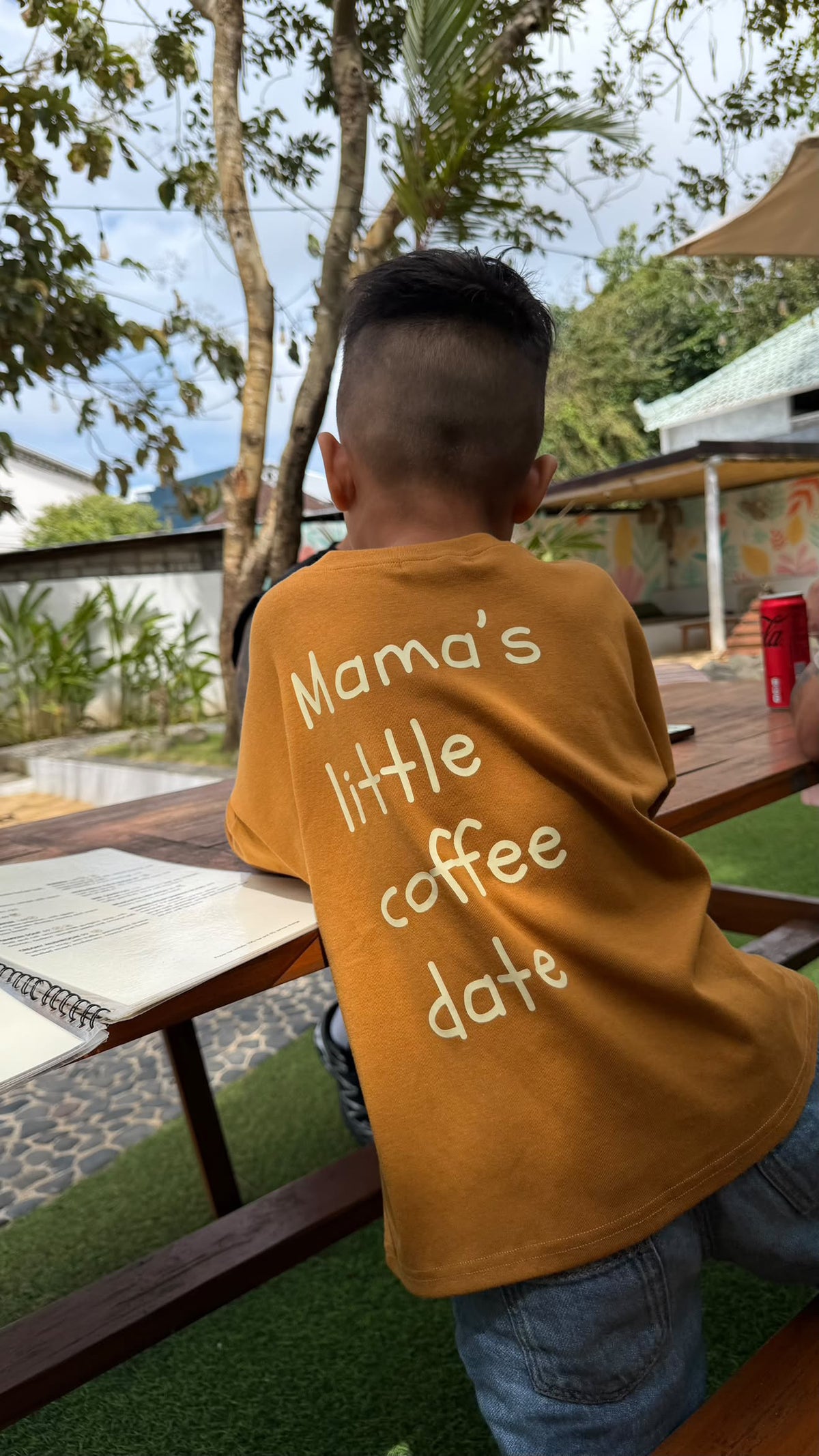 Mama's Coffee Date Oversized Tee