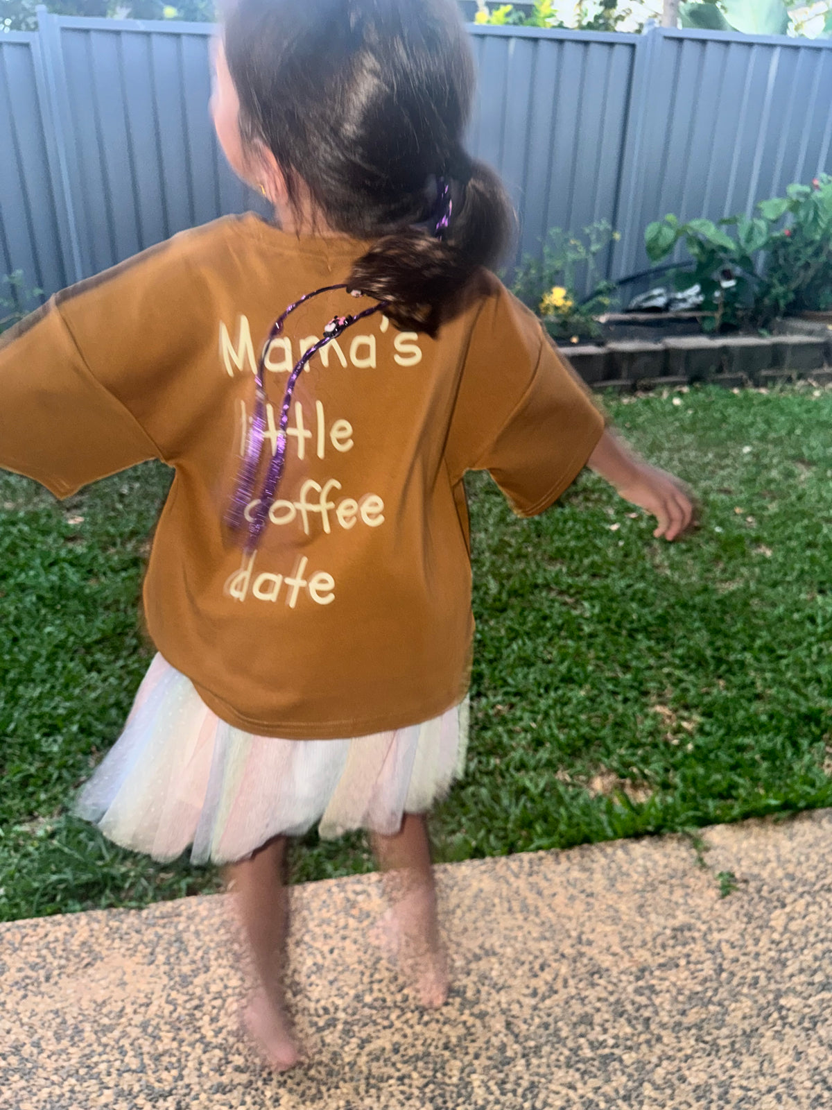 Mama's Coffee Date Oversized Tee